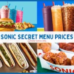 Sonic Menu With Prices