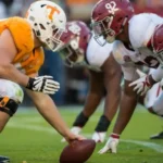 Alabama Crimson Tide Football vs Tennessee Volunteers Football Match Player Stats