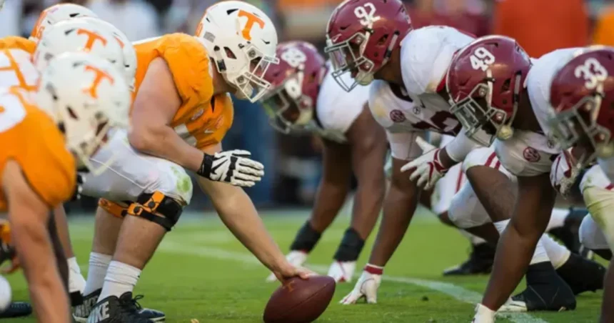 Alabama Crimson Tide Football vs Tennessee Volunteers Football Match Player Stats