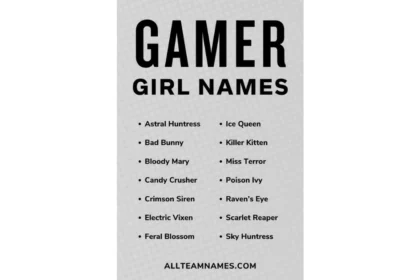 Gamer Tags for Girls