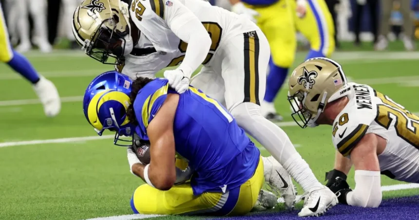 Los Angeles Rams vs New Orleans Saints Match Player Stats