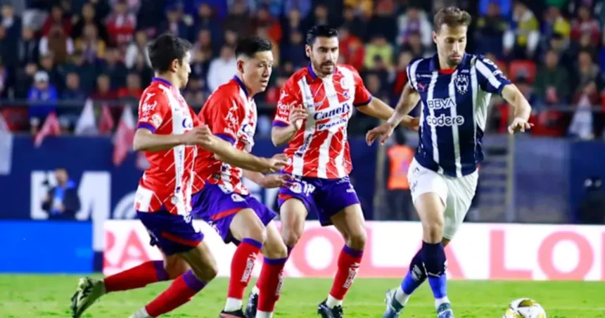 alineaciones de atlético san luis contra club de fútbol monterrey