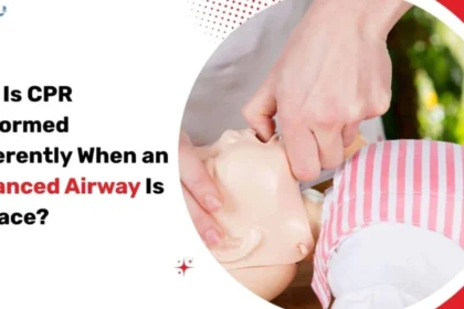 how is cpr performed differently when an advanced airway is in place