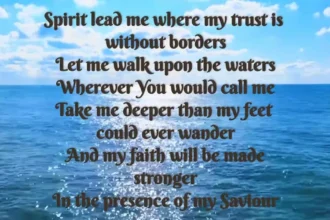 spirit lead me where my trust is without borders lyrics